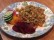 Photo of Orange fried rice with beet-tomato salad